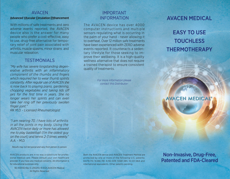 AVACEN Medical Brochure - (25 Brochures)